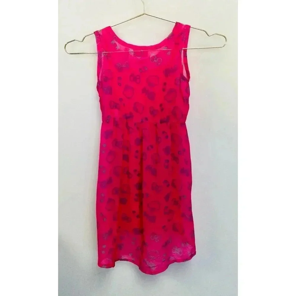 Girls‎ Hello Kitty sleeveless Dress Pink 6/6X